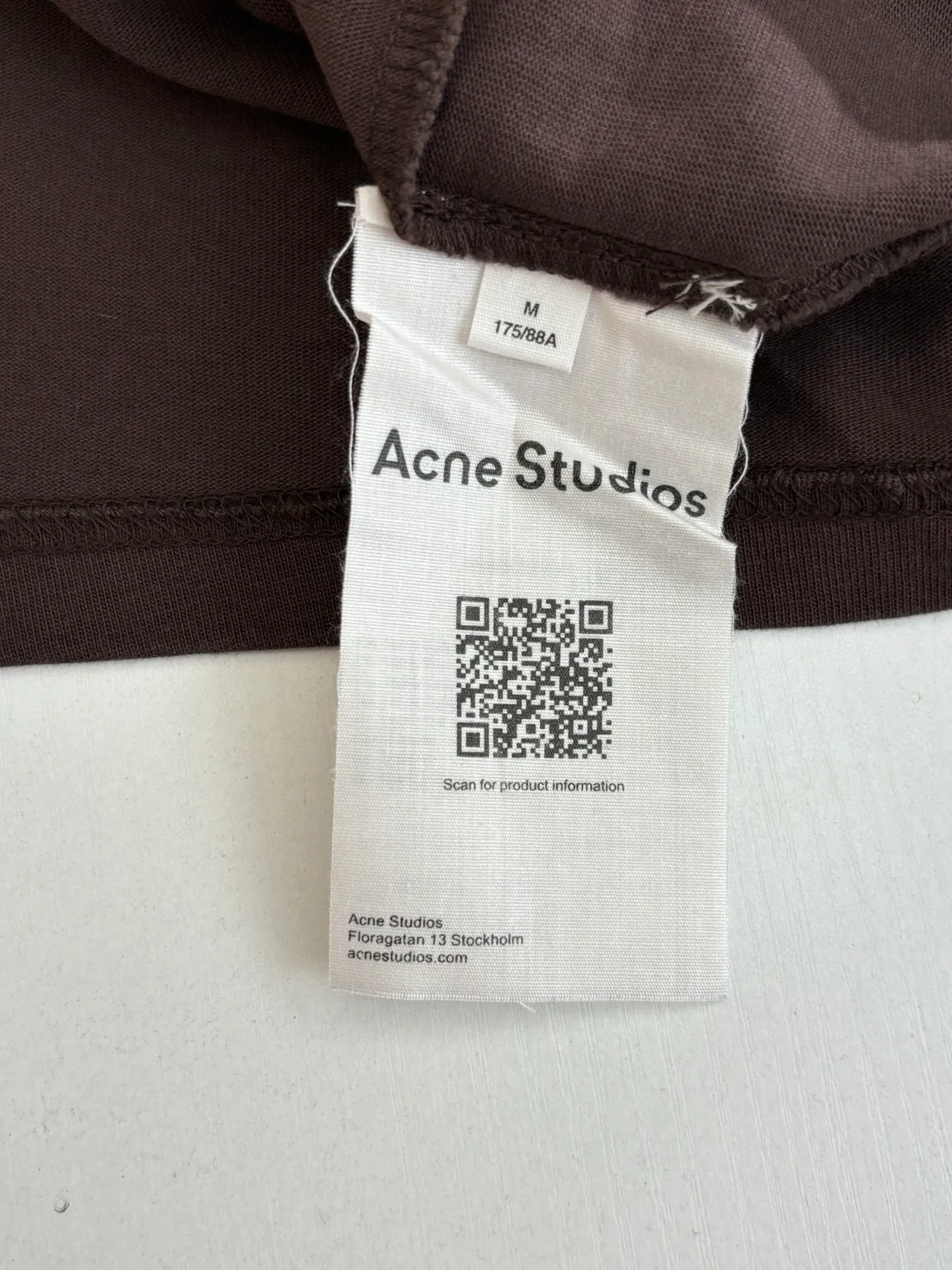 Acne Studio FW 25 Retro T Size：S/M/L/XL